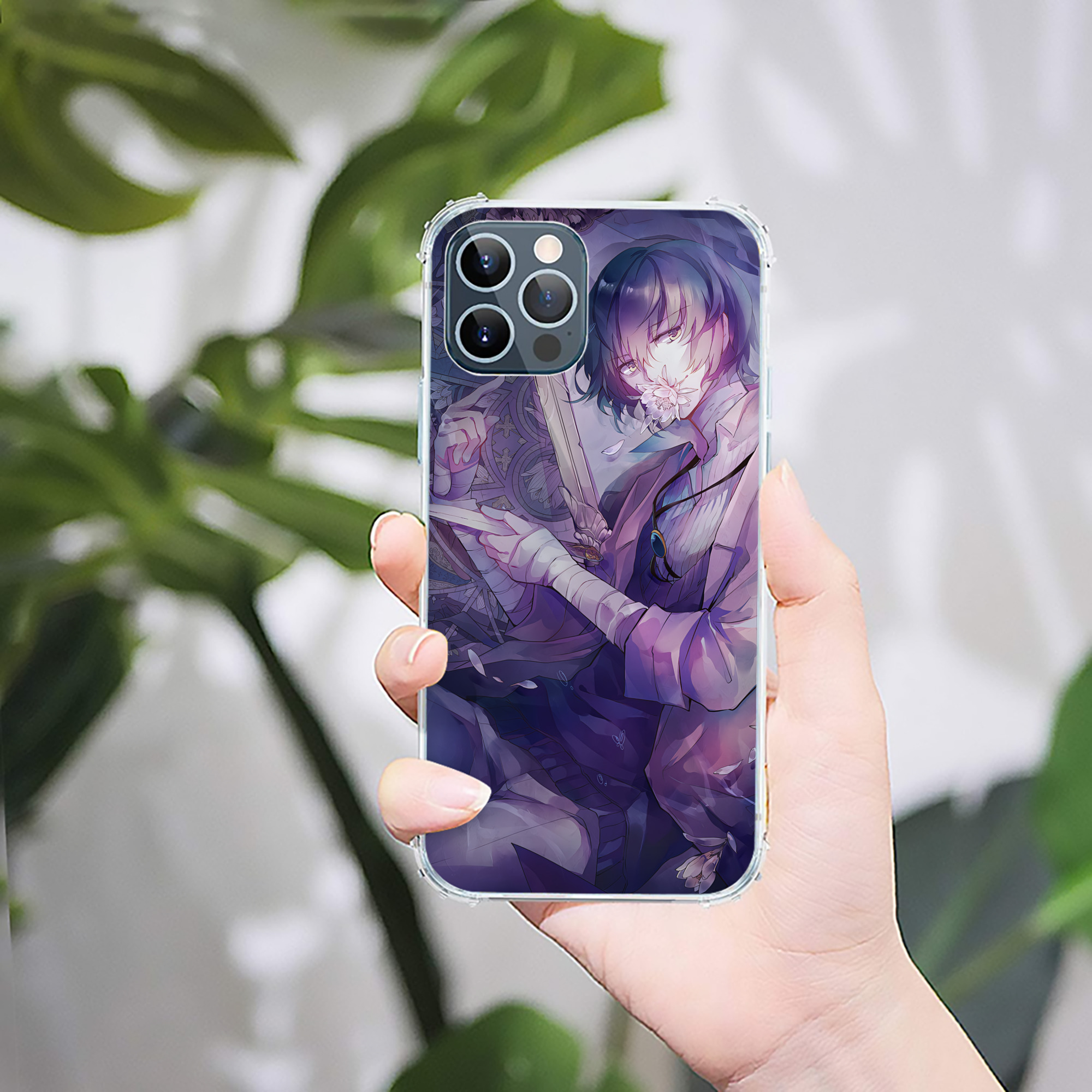 （画像用） 文豪ストレイドッグス Bungo Stray Dogs 【iPhone 12シリーズ対応】透明スマホケース（クリアソフトケース）